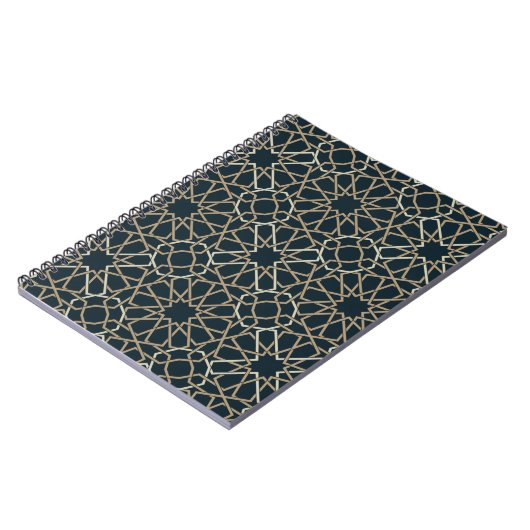 Islamic Geometric Pattern Design Abstract Notitieboek (Linkerzijde)