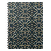 Islamic Geometric Pattern Design Abstract Notitieboek (Voorkant)