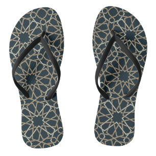 Islamic Geometric Pattern Design Abstract Teenslippers