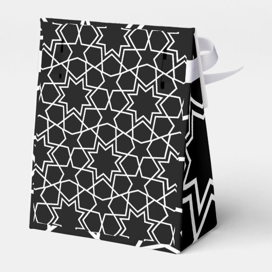 Islamic Geometric Pattern Design Arabic Bedankdoosjes (Achterkant)
