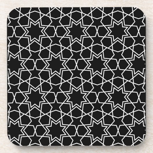 Islamic Geometric Pattern Design Arabic Bier Onderzetter (Voorkant)