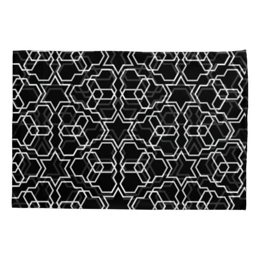 Islamic Geometric Pattern Design Arabic Kussensloop (Achterkant-Links)