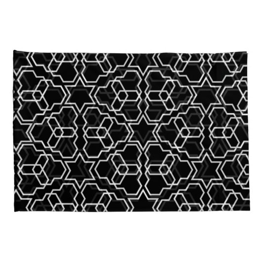 Islamic Geometric Pattern Design Arabic Kussensloop (Achterkant-Rechts)