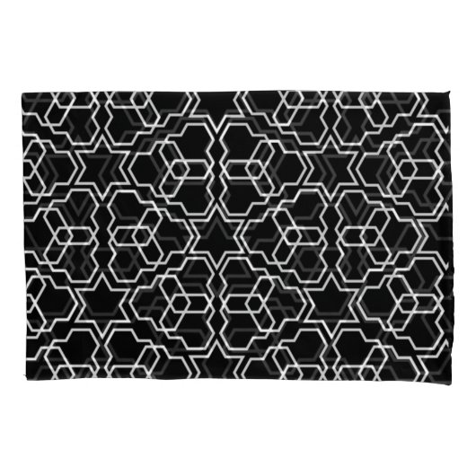 Islamic Geometric Pattern Design Arabic Kussensloop (Voorkant-Links)