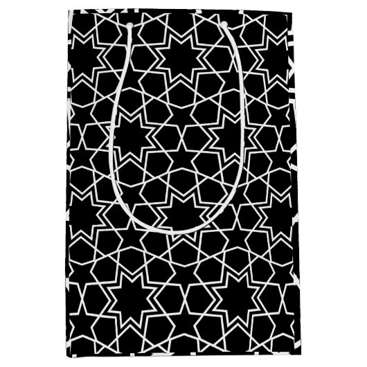 Islamic Geometric Pattern Design Arabic Medium Cadeauzakje (Voorkant)