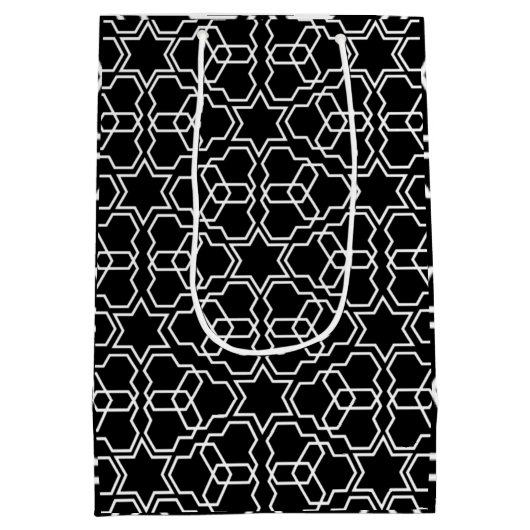 Islamic Geometric Pattern Design Arabic  Medium Cadeauzakje (Achterkant)
