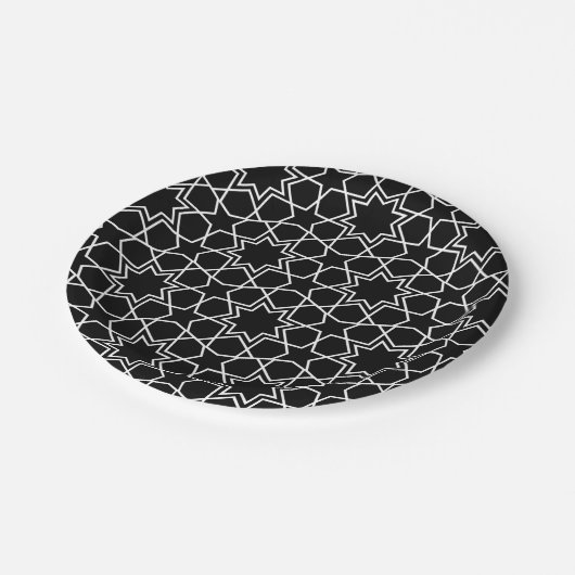 Islamic Geometric Pattern Design Arabic Papieren Bordje (Gekanteld)