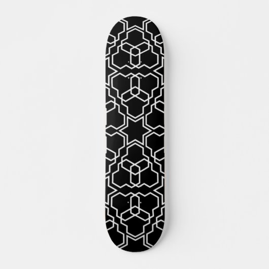 Islamic Geometric Pattern Design Arabic  Persoonlijk Skateboard (Voorkant)