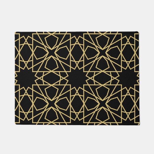 Islamic Geometric Pattern Design  Deurmat (Voorkant)