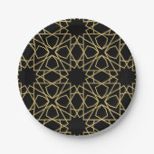 Islamic Geometric Pattern Design  Papieren Bordje (Voorkant)