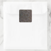 Islamic Geometric Pattern Vierkante Sticker (Tas)