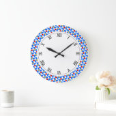 Islamic geometric pattern Wall Clock Grote Klok (Huis)