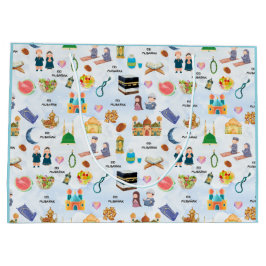 Islamic Gift Bags | Eid Mubarak Muslim Boy Present Groot Cadeauzakje