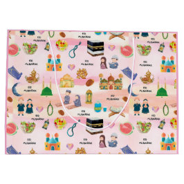 Islamic Gift Bags | Eid Mubarak, Muslim Kids Groot Cadeauzakje