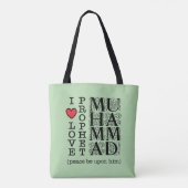 Islamic Gift for Muslims Ramadan Eid Hajj Dawah  Tote Bag (Achterkant)