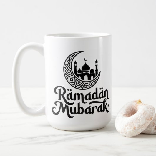  Islamic Gifts & Ramadan Mubarak Apparel  Koffiemok (Met donut)