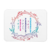 Islamic Inspirational quote Muslim Fridge Magneet (Horizontaal)