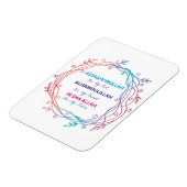 Islamic Inspirational quote Muslim Fridge Magneet (Linkerzijde)