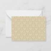 Islamic Lamp Style Hartelijk dank Notitiekaartje (Achterkant)