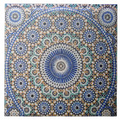 Islamic Mosaic Art Ceramic Photo Tile Tegeltje (Voorkant)