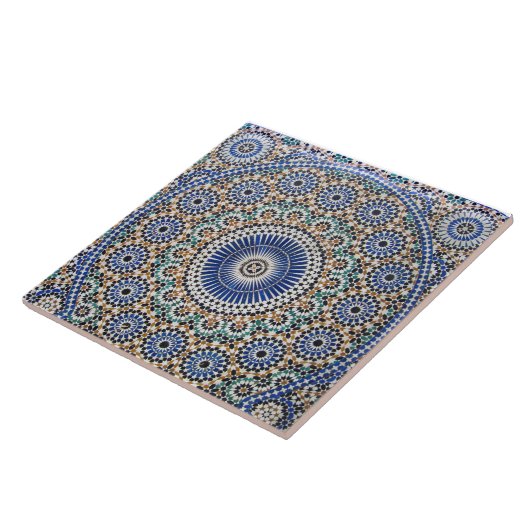 Islamic Mosaic Art Ceramic Photo Tile Tegeltje (Zijkant)
