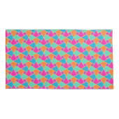 Islamic Mosaic Bright Colors Gold-effect overzicht Kussensloop (Achterkant-Links)