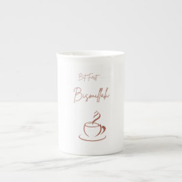 Islamic Mug – But First Bismillah | Coffee Tea Cup Porselein Kop
