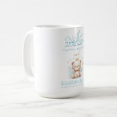 Islamic Newborn Greeting Card – Arabic Calligraphy Koffiemok (Voorkant links)