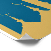 Islamic Nightscape Wall Art Poster (Hoek)