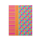 Islamic Pattern and Stripes Notitieblok of Jotter (Linkerzijde)