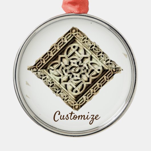 Islamic Temple Architecture Thunder_Cove Metalen Ornament (Voorkant)