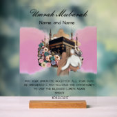 Islamic Umrah Mubarak Acryl Bord (Neutraal)