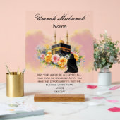 Islamic Umrah Mubarak Acryl Bord (Huwelijk)