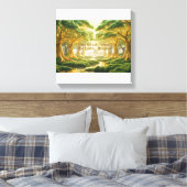 Islamic Wall Decor- Religious Trees Of Jannah Canvas Afdruk (Insitu (Slaapkamer))