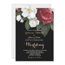 Islamic Weddenschap Bismillah Elegant Burgundy Roo