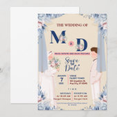 Islamische Save the Date Kaart op Maat door Collab (Voorkant / Achterkant)