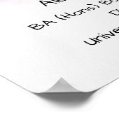 islamitisch Afstuderen Poster (Hoek)