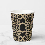 Islamitisch Arabisch Geometrisch Patroonontwerp Ab Papieren Bekers (Links)