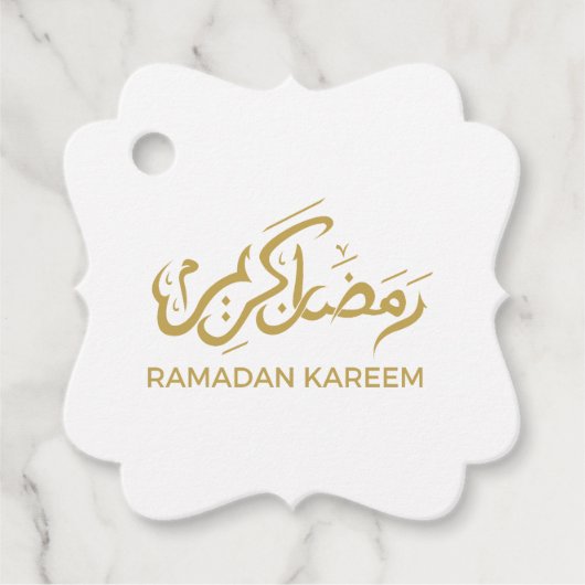 Islamitisch Arabisch Ramadan Kareem Bedankjes Labels (Voorkant)