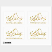Islamitisch Arabisch Ramadan Kareem Rechthoekige Sticker (Vel)