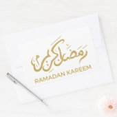 Islamitisch Arabisch Ramadan Kareem Rechthoekige Sticker (Envelop)