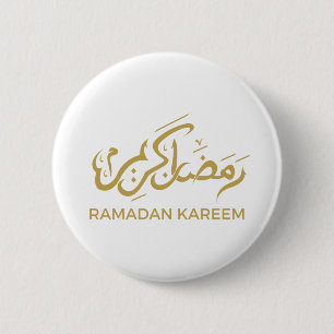 Islamitisch Arabisch Ramadan Kareem Ronde Button 5,7 Cm