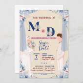 Islamitisch Bewaar de Datum Kaart Aangepast door S (Voorkant / Achterkant)