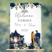 Islamitisch bloemenacryl walima teken acryl bord (Neutraal)