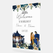Islamitisch bloemenacryl walima teken acryl bord (Hoek)