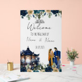 Islamitisch bloemenacryl walima teken acryl bord (Huwelijk)