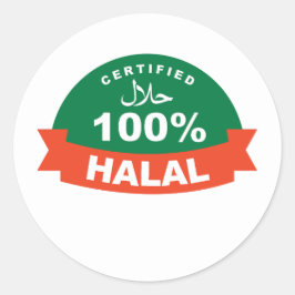 Islamitisch certificaat Halal sticker