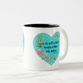 islamitisch citaat tweekleurige koffiemok (Voorkant rechts)