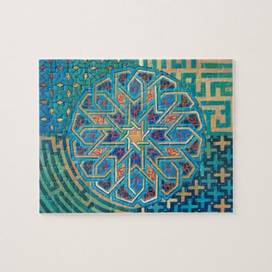 Islamitisch design legpuzzel (Horizontaal)