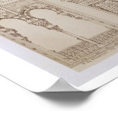 Islamitisch en Moorachtig ontwerp voor pendelaars  Poster (Hoek)